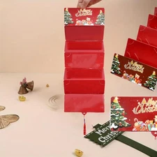 2026 Card Holder Cash Envelope with Festive Patterns for Seasonal Gifts