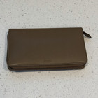 Filofax Saffiano Compact Zip-Around Organizer, Brown Faux Leather — photo 1