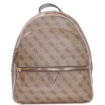 Guess Women's Manhattan Backpack Latte Logo Large Bag