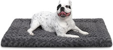 Washable Dog Bed Mat Dog Crate Pad Soft Fluffy Pet Kennel Beds Dog Sleeping Matt