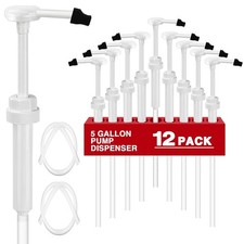 12 Pack 38-400 1oz 5 Gallon Pump Dispenser with 50cm Extended Tube Pack of 12