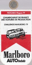automobile. MARLBORO CHAMPIONSHIP OF FRANCE PRODUCTION. Nogaro 1979