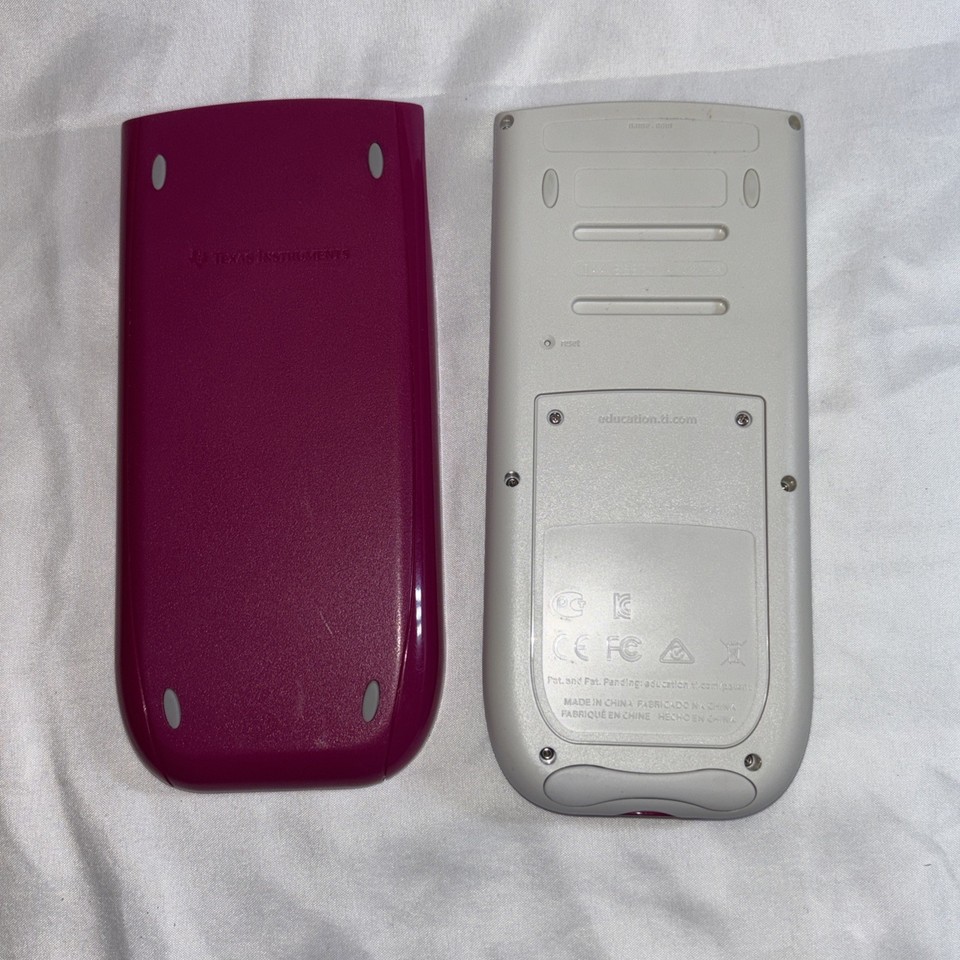 Texas Instruments TI-84 Plus C Silver Edition Pink/Purple Graphing ...