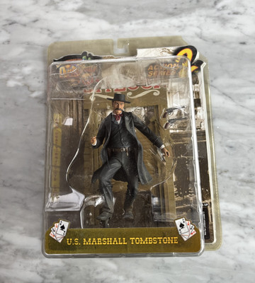 Wyatt Earp U.S. Marshall Tombstone Action Series 2 Dusty Trail Toys 2004 NEW