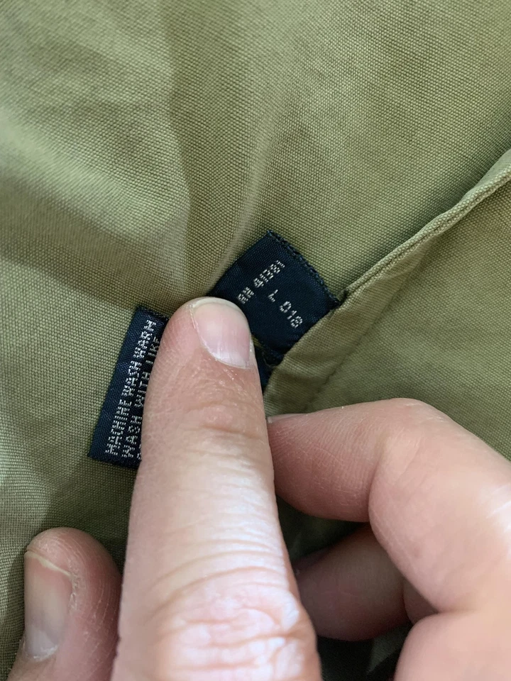 Abrigo de Granero Vintage Polo Ralph Lauren Caqui Tareas de Campo Años 90 Chaqueta Para Hombre Mediano Foto 4 de 4