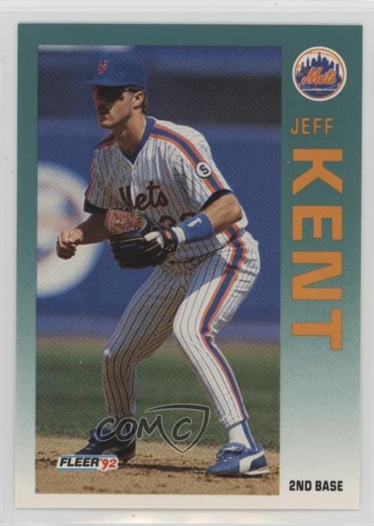 1992 Fleer Update Jeff Kent #U-104 0wm7