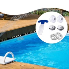 Kit de montaje de entrada de piscina de 7 piezas repuestos reemplazar accesorios profesionales