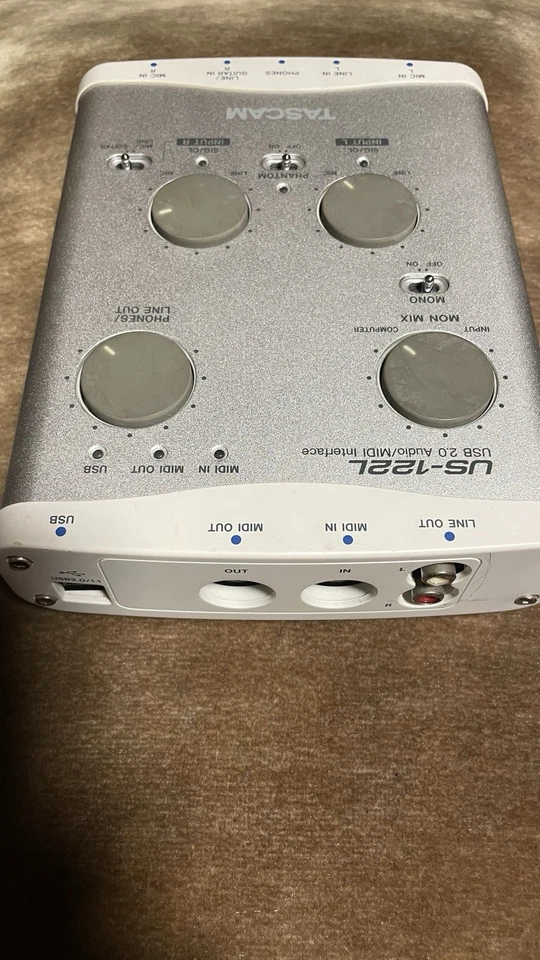 Tascam US-122L USB 2.0 Audio/Midi Interface - Bild 2 von 4