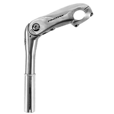 105mm 1 1/8 Adj OEM Stem - Dia: 25.4mm L: 105mm Steerer: 22.2mm - Silver 400212