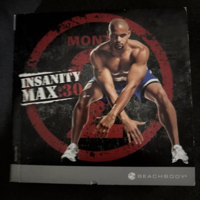 Insanity Max 30 DVD Workout COMPLETE Box Set Month 1 & 2 Shaun T Beachbody 