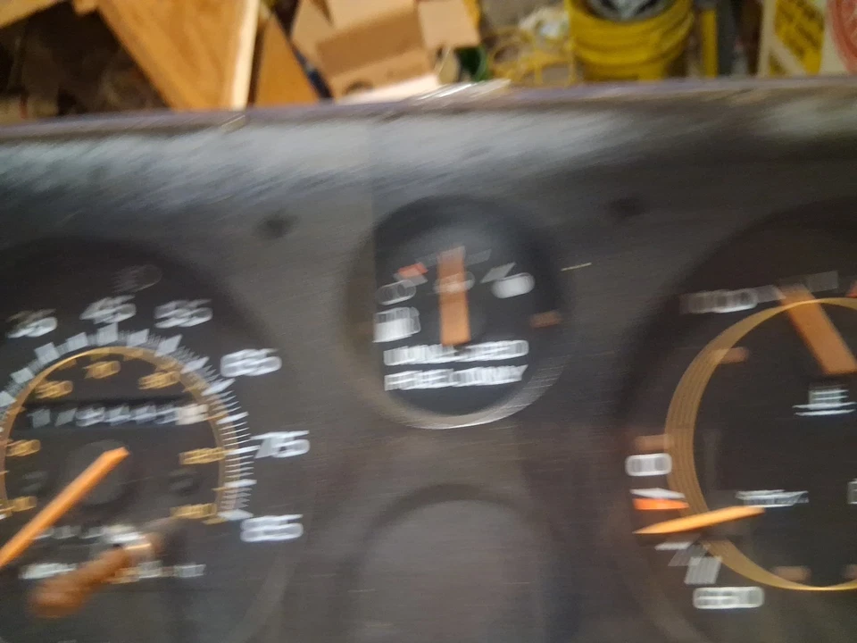 1990-95 Chevrolet GMC G10 G20 G30  Van Instrument Speedo Gauge Cluster Untested  - Image 3 of 4