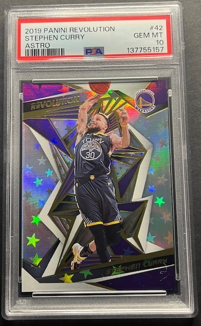 2019 Panini Revolution STEPHEN CURRY Astro #42 PSA 10 POP 21