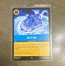 Disney Lorcana Let It Go 163/204 The First Chapter Rare EN