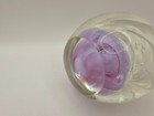 Dynasty Gallery Purple & Pink Swirl  Controlled Bubble Art Glass Paperweight — photo 4