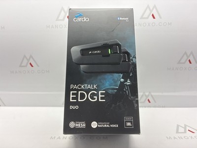 Cardo PACKTALK Edge Motorcycle Bluetooth Communication System Headset 