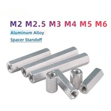 M2 M3 M4 M5 M6 Spacer Female Thread Pillar Hexagonal Aluminium Stud Standoff Hex