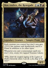 Don Andres, the Renegade 6 M Foil LCC MTG NM