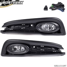 Fit For 2013-2015 Honda Civic Clear Lens Front Fog Lights Lamps W Coversswitch