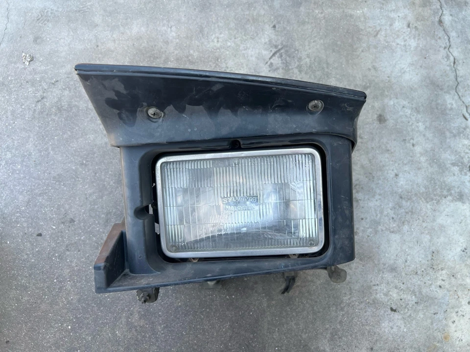 90-91 Eclipse Talon Laser Driver Left Side Head Light Lamp Black - Image 2 of 4