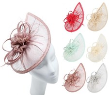 Large Teardrop Fascinator Headband Alice band Weddings Party Race Royal Ascot