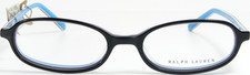 Ralph Lauren RL 1505 0QZ6 Black Blue Eyeglasses Glasses Frame 49-17-135 Italy