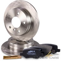 Atec Bremsscheiben Voll Ø258+BREMSBELÄGE Hinten FÜR Mercedes A-KLASSE W168 Vaneo