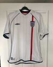 England Umbro Football Shirt 2001-2003 Size Xl Vgc