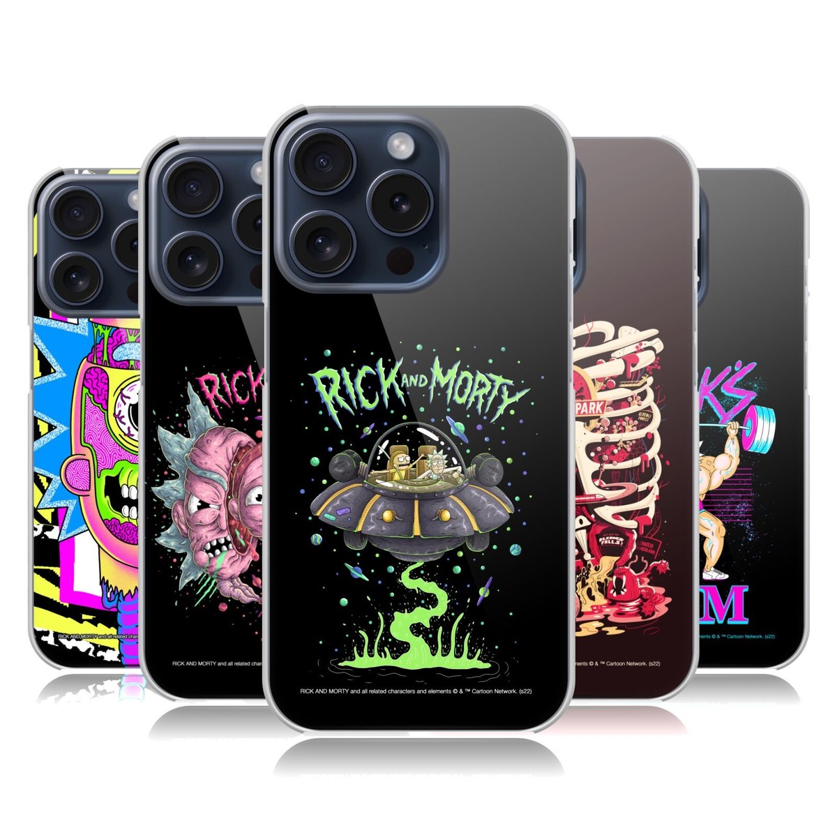 OFFICIAL RICK AND MORTY SEASON GRAPHICS BACK CASE FOR APPLE iPHONE  PHONES