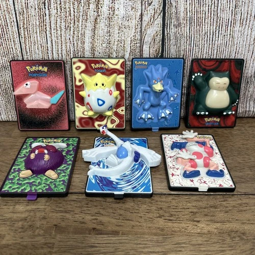 Vintage Pokemon 3D Card Burger King Toy 2000 Pokemon The Movie Nintendo Game