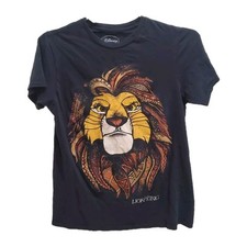 Disney Lion King Vintage Small Black Simba Tee T Shirt Y2k Nostalgia Big Print