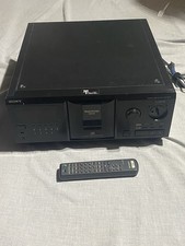Sony CDP-CX300 MegaStorage 300 CD Player Tested With Remote Missing Knob Vintage