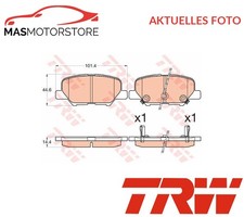 SATZ BREMSBELÄGE BREMSKLÖTZE HINTEN TRW GDB3583 A FÜR CITROËN C4 AIRCROSS