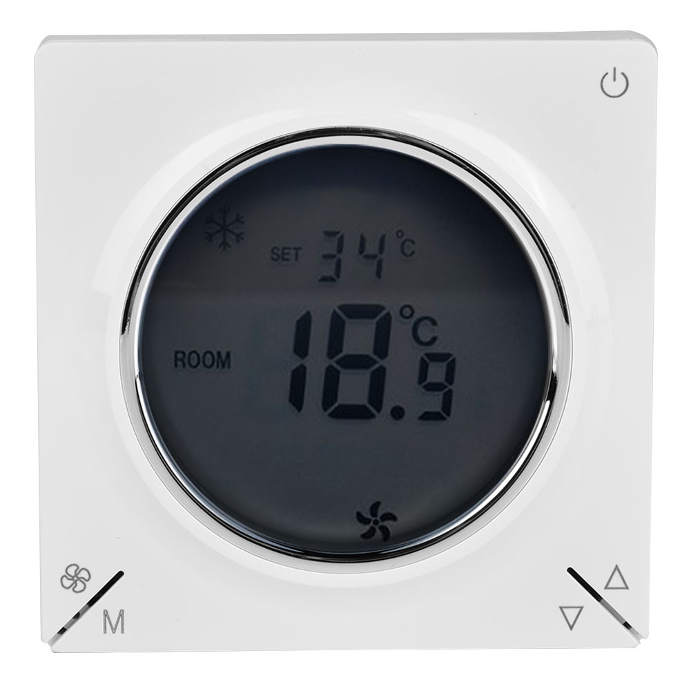 LCD Air Conditioning Fan Coil Central Thermostat Cooling Heating Room
