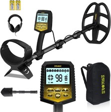 SAKOBS Professional Metal Detector Waterproof Coil Gold Finder Lightweight