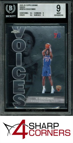 2025 Topps Chrome VJ Edgecombe Base (RAW)