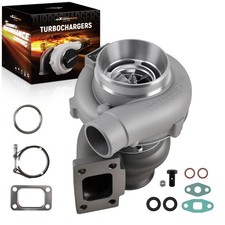 Gt3037 Gt30 T3 Ar 0.82 .60 Universal Billet Turbo Compressor Wateroil 500hp