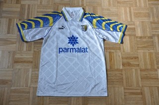 Maglia Puma AC Parma taglia XL 1995/96 #10 G.F. Zola Serie A "Parmalat"