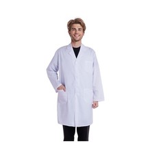 Scientist Doctor Costume Women Men Halloween White Flat Long Sleeve... Fast Ship