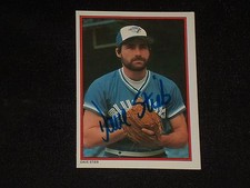 DAVE STIEB 1984 TOPPS GLOSSY AS SIGNED AUTOGRAPHED CARD #24 TORONTO BLUE JAYS