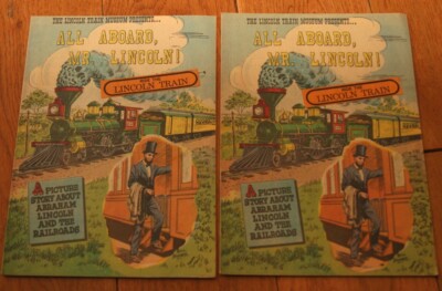''ALL ABOARD MR. LINCOLN'' PROMOTIONAL COMIC Book BILL BUNCE TRAIN/RAILROAD 1971