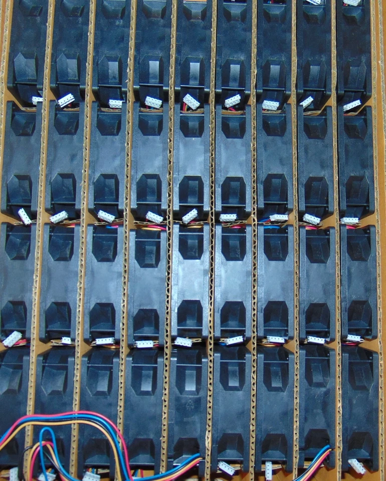 12 PIECES *DOZEN New Delta QFR0812SH 12V 0.50A cooling fan 4pin MADE IN THAILAND - Image 4 of 4