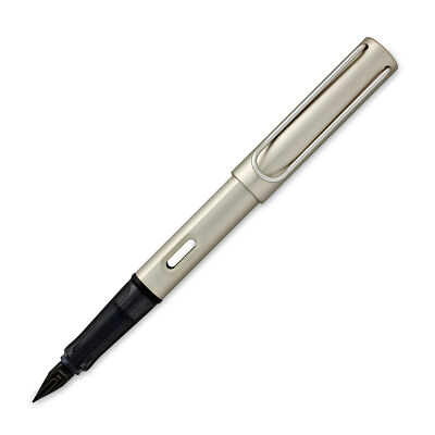 Lamy LX Fountain Pen - Palladium - Broad Point - L58B - New Original Pen in Case