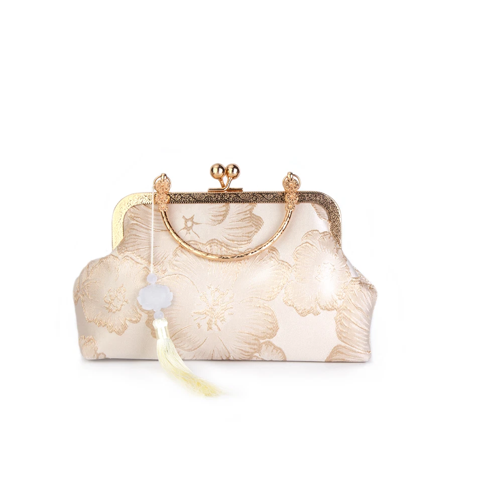 Evening Clutch Bags Bridal Bag Vintage Handbags Crossbody Bags for Wedding Party - Image 3 of 4