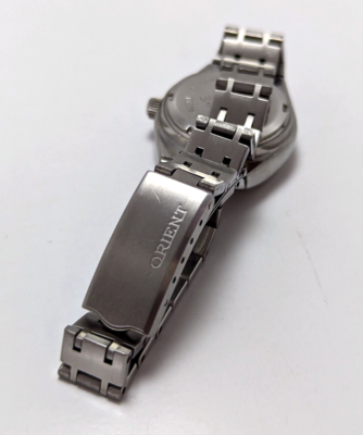 VINTAGE ORIENT AUTOMATIC CALENDAR BLUE SHELL FACE Ref. Y497