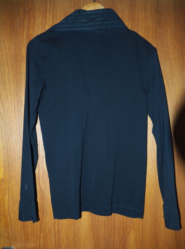Damen Blusen Shirt langarm schwarz CECIL Gr 38 40 L Büro Freizeit Fest - Bild 6 von 9