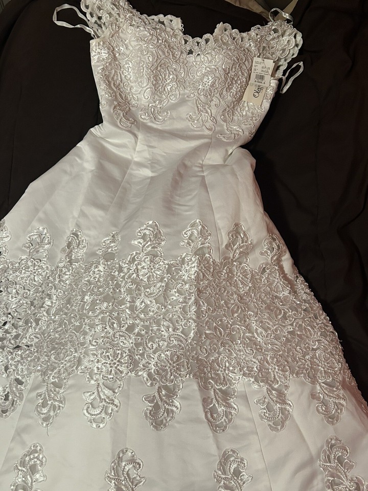 wedding dress With Flower Girl Dress eBay