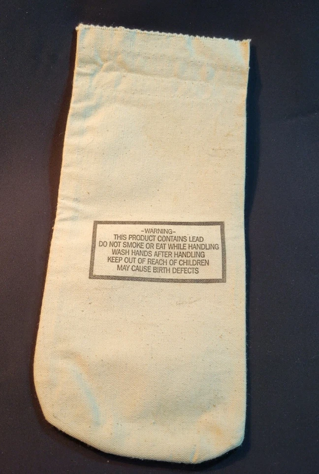 Vintage West Coast Premium Magnum Shot - No. 7 1/2 - Empty Lead Shot Bag - Image 2 of 4