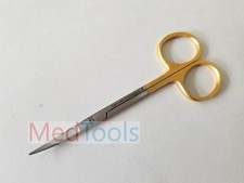 SuperCut Iris Scissors 4.5" Curved Surgical Dental Veterinary Instruments