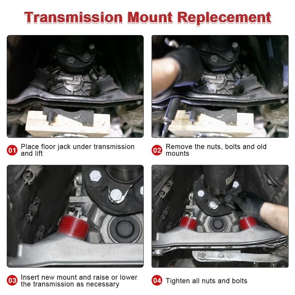 4Pcs Engine Motor &Trans Mount Set Fits BMW 128i 325i 328i 330i