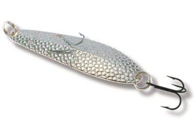 Williams Ice Jig Fishing Lure - Silver Nu-wrinkle - J50SN - 2-1/4'' Long - 1/4 oz